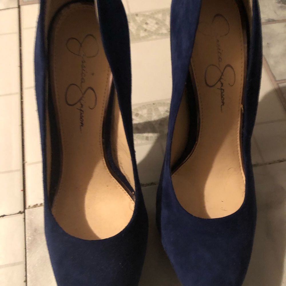 Blue heels